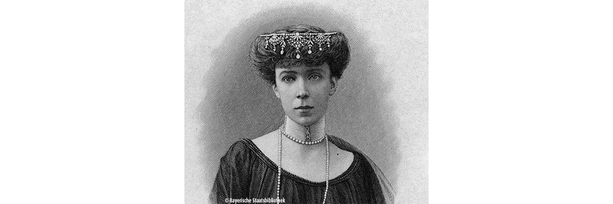 Zeichnung von Königin Elisabeth von Belgien