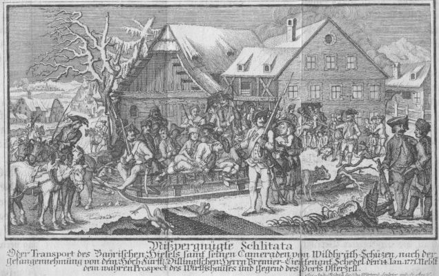 Verhaftung des"bayerischen Hiasl" © Bayerischen Staatsbibliothek