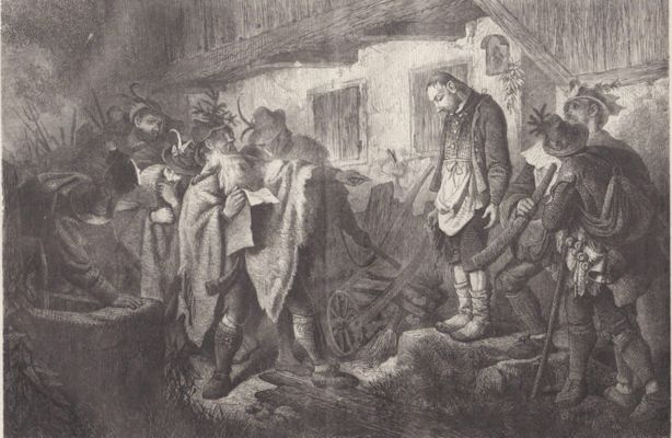 Gericht der Haberfeldtreiber © Bayerischen Staatsbibliothek