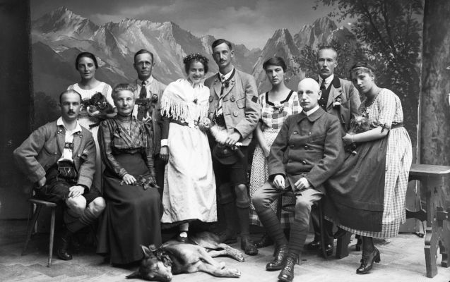 Hochzeitsfoto 1920 © Bayerischen Staatsbibliothek