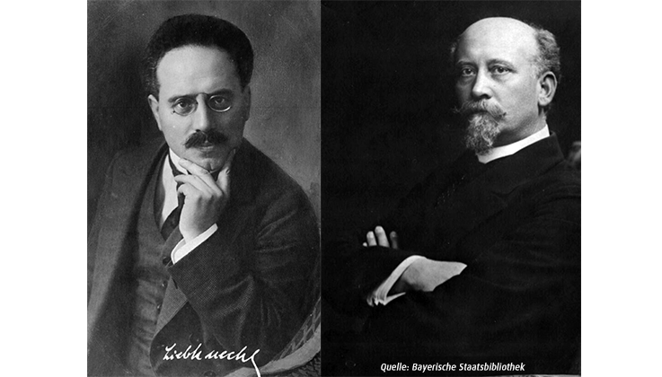 Fotos von Karl Liebknecht und Philipp Scheidemann