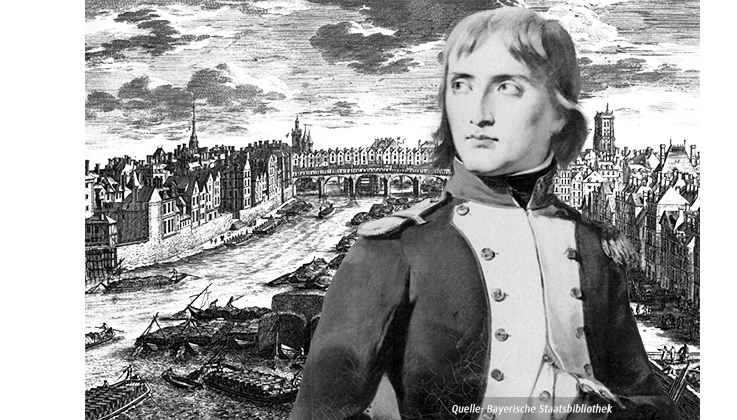 Zeichnung  vom jungen Napoleon Bonaparte