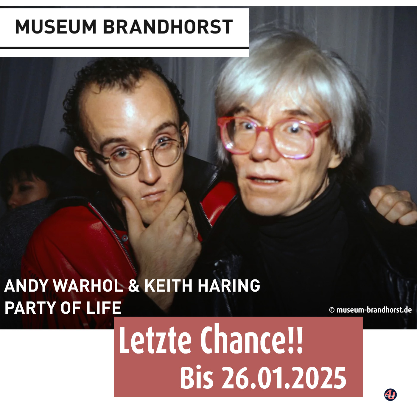 Screenshot der Homepage des Museums Brandhorst