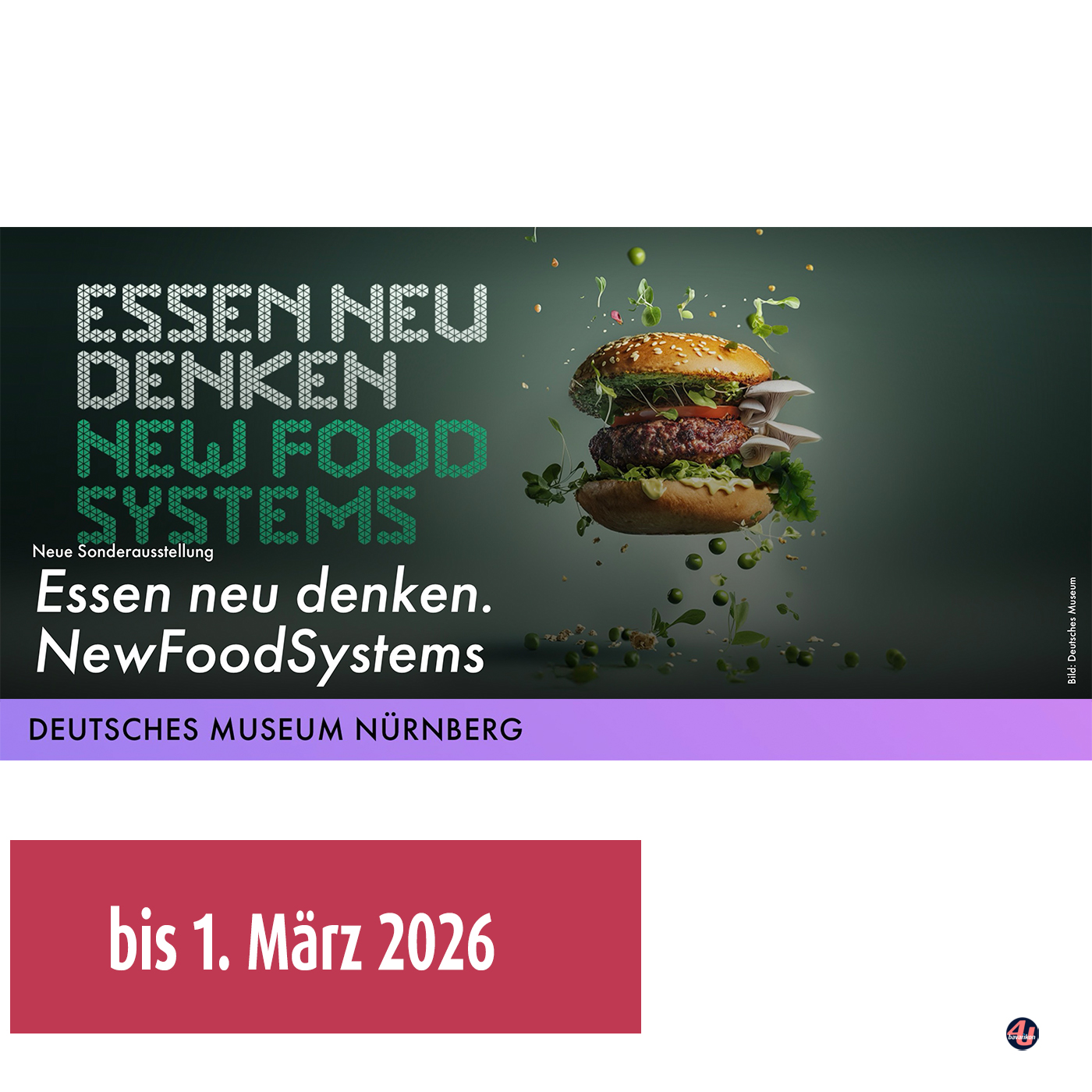 Screenshot der Homepage des deutschen Museums Nürnberg