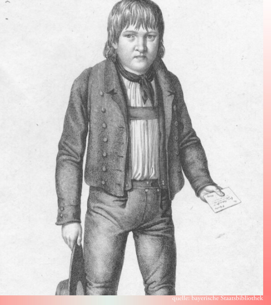 Zeichnung von Kaspar Hauser
