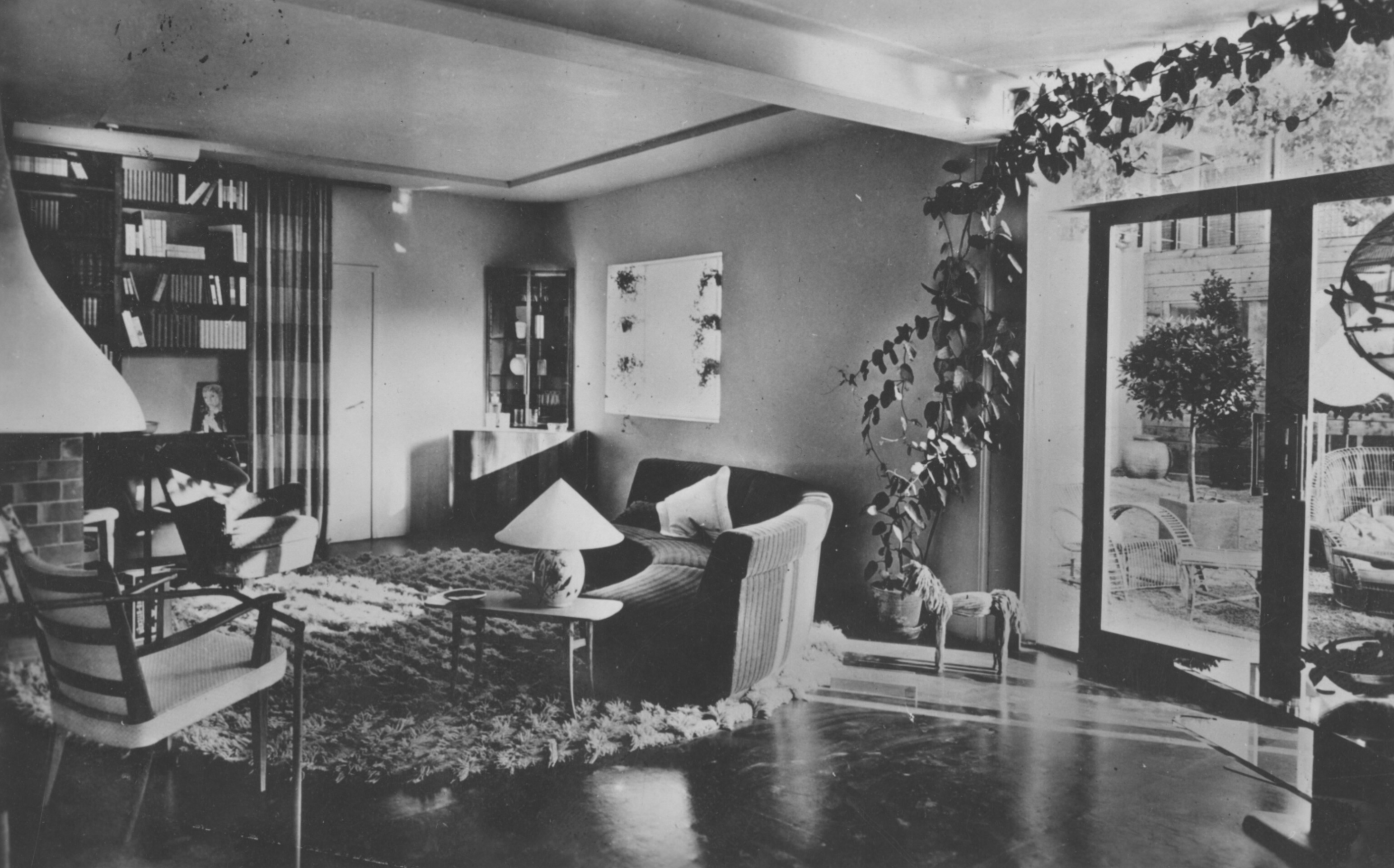 Innenansicht des Schwedischen Pavillons