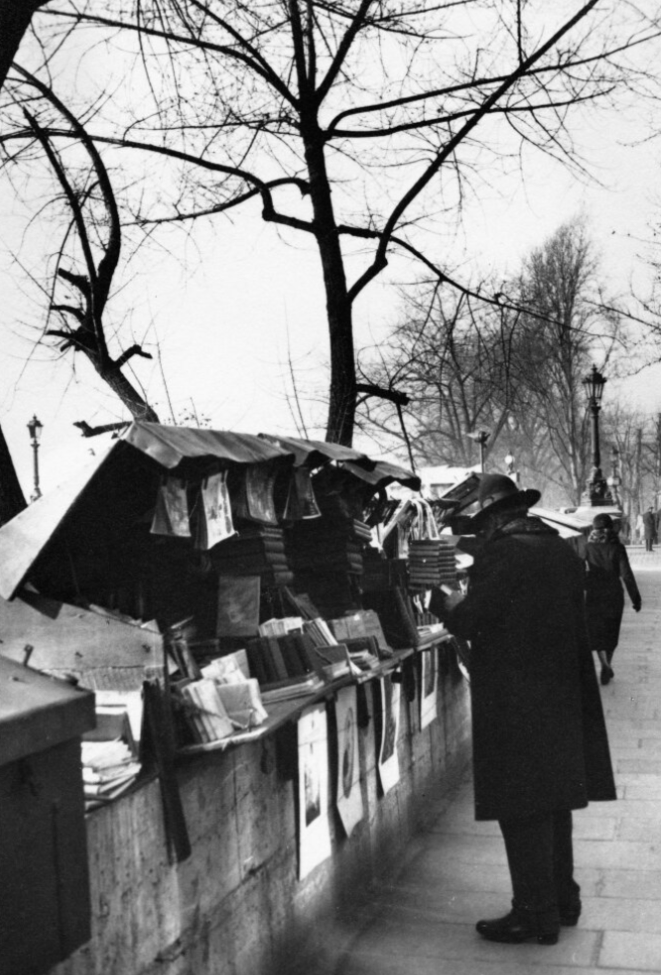 Foto der Stände der Bouquinistes