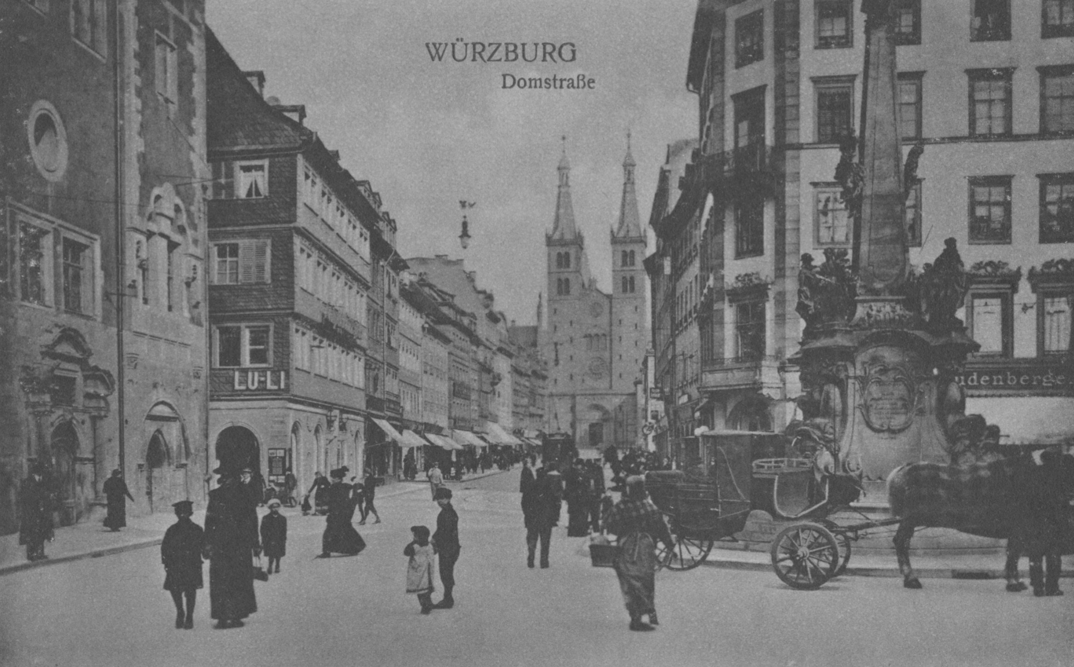 Würzburg Domstraße 1910