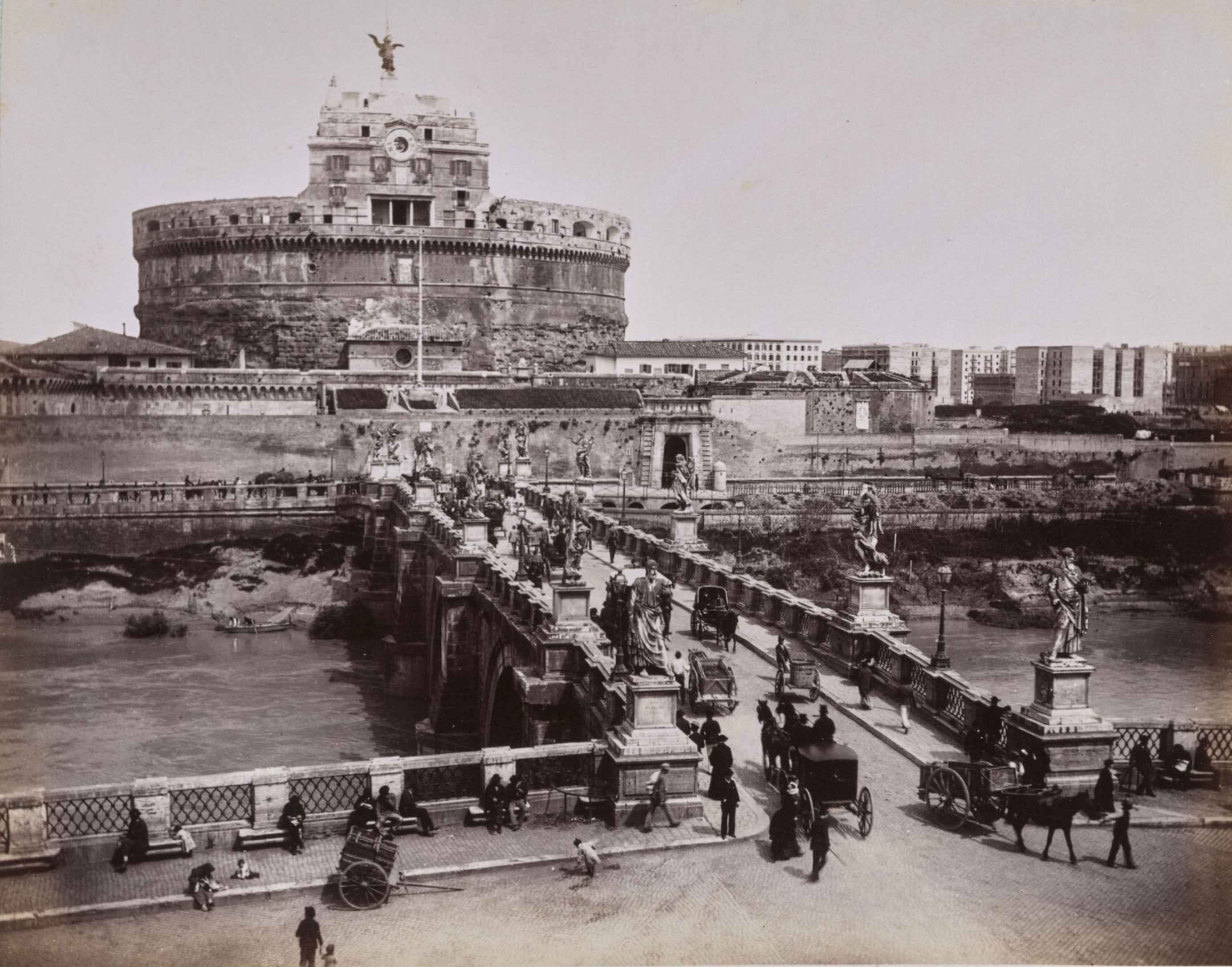 Rom Engelsburg um 1880