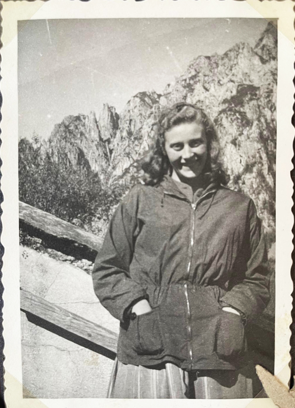 Johanna kurz nach dem Krieg