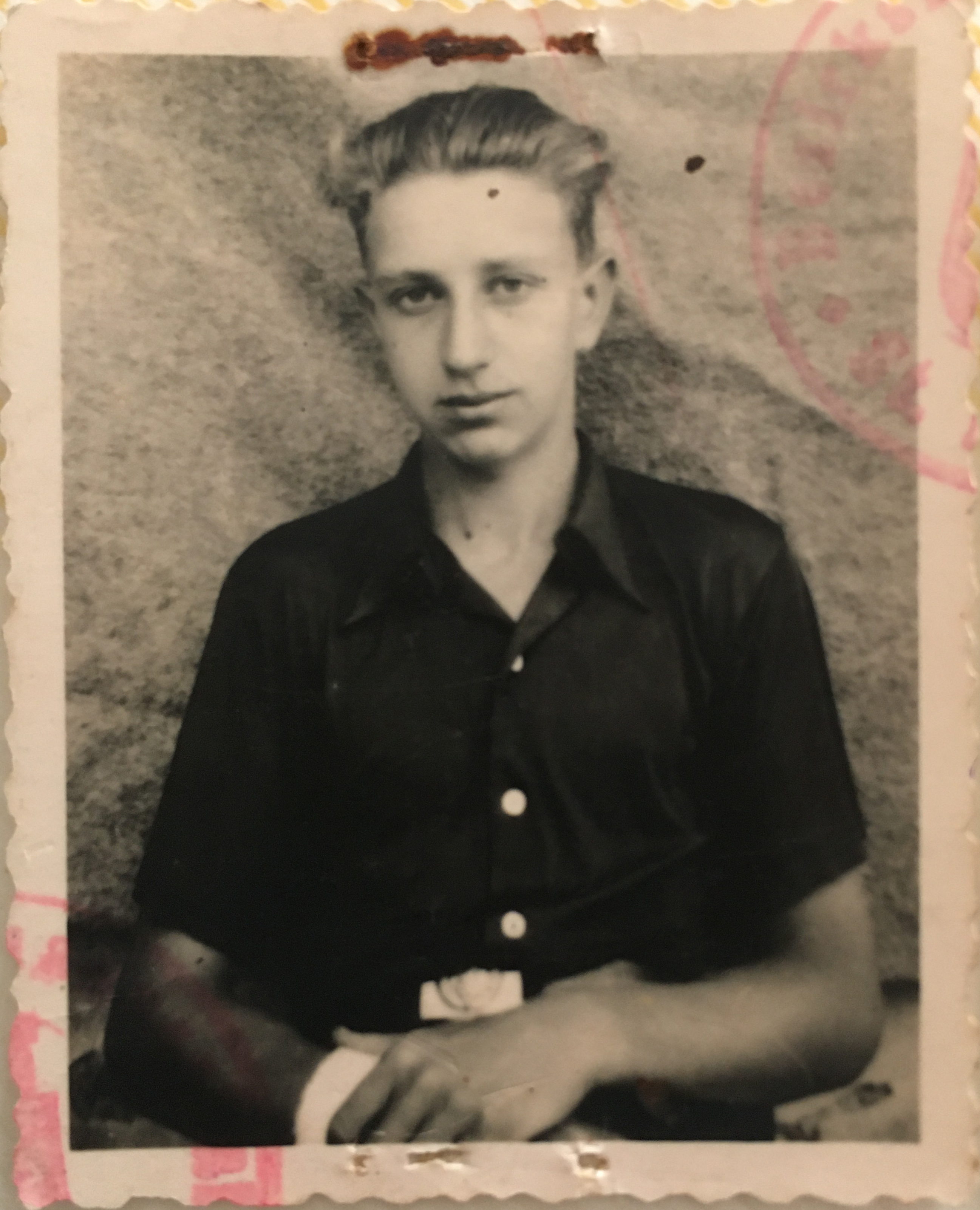 Franz als 16-Jähriger