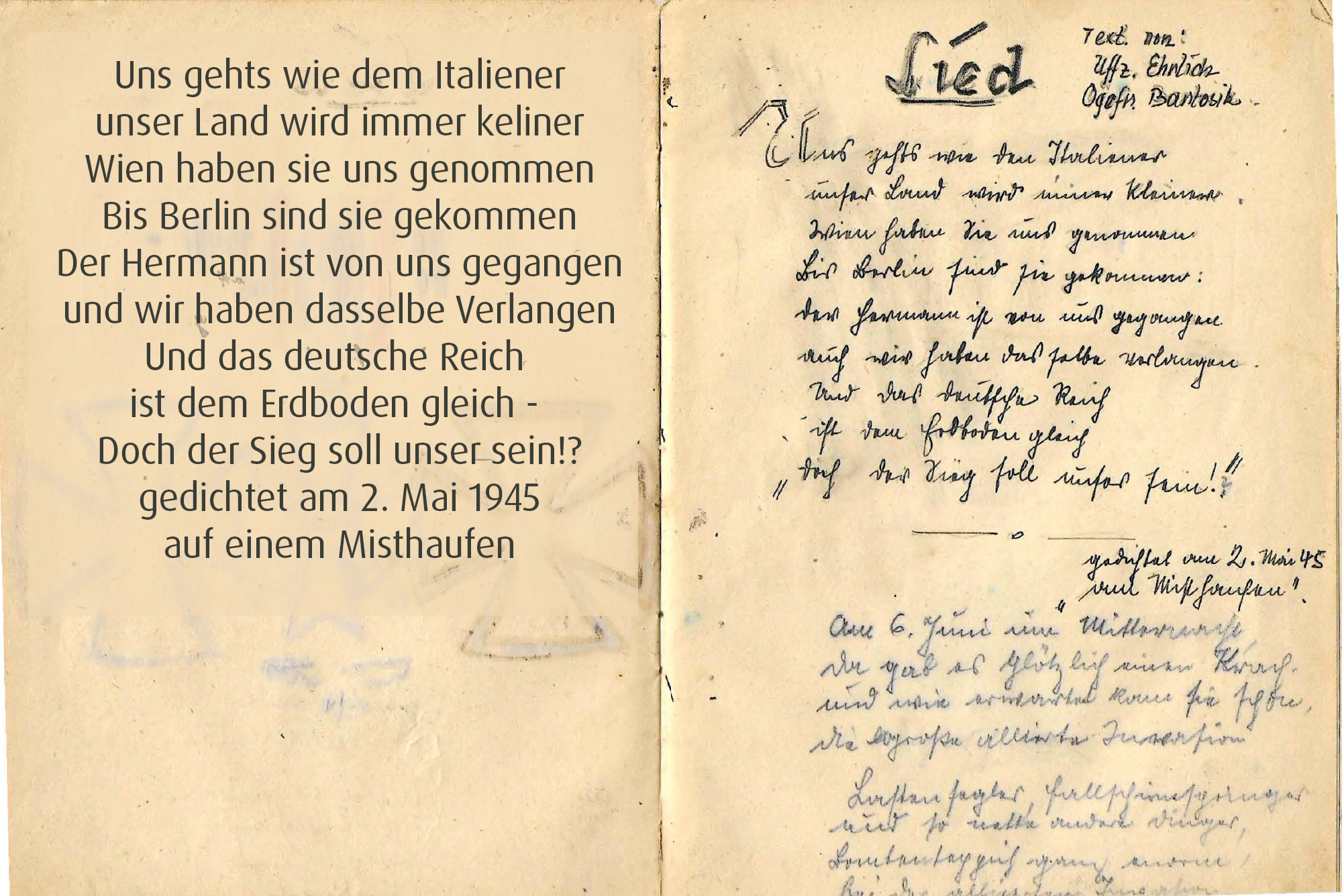 Lied der Verzweiflung