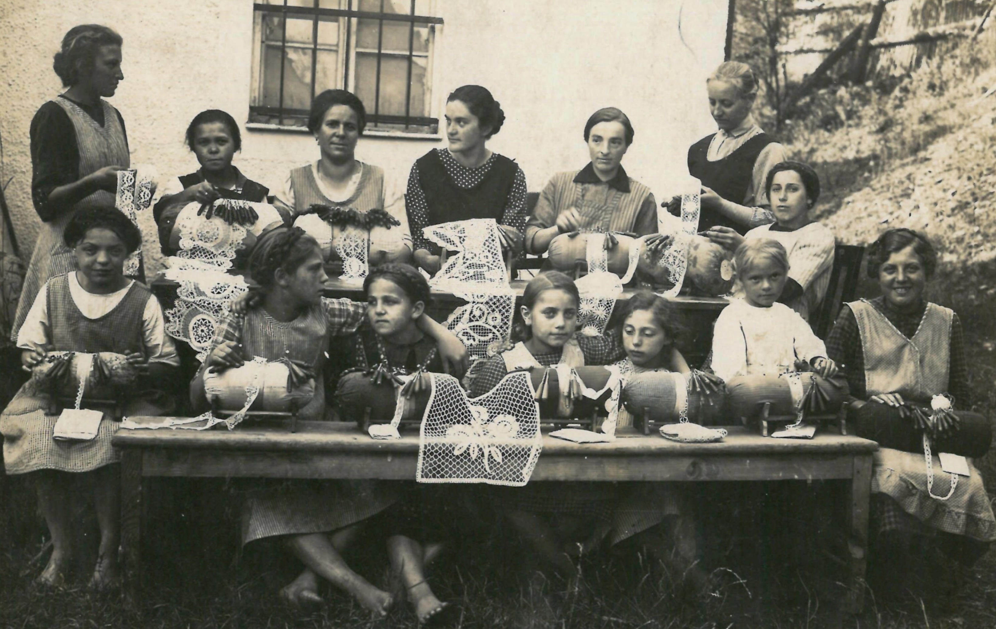 Kloeppelschule Tiefenbach 1920er 