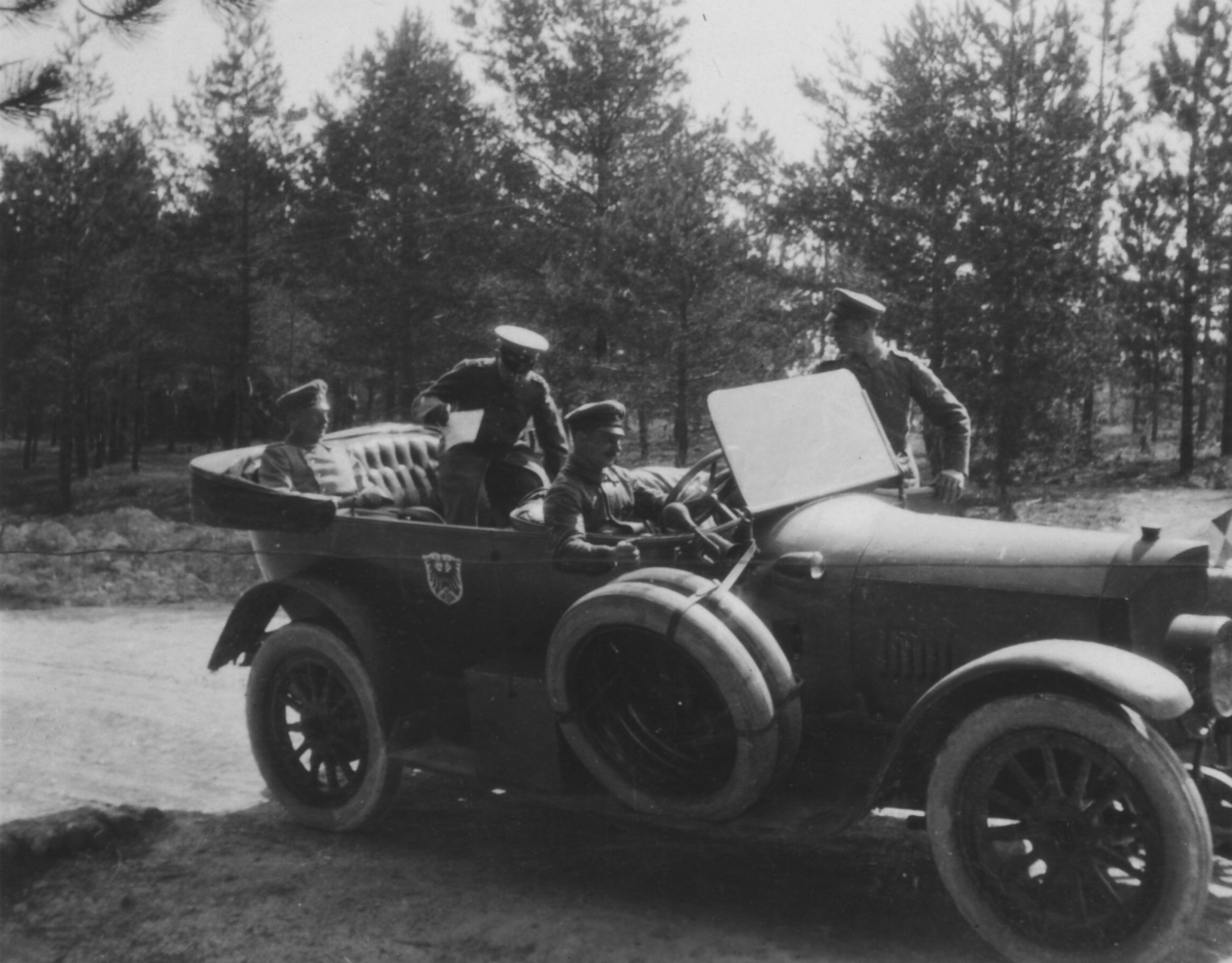 Offiziere der Gruppe Reims Bauleitung 1917