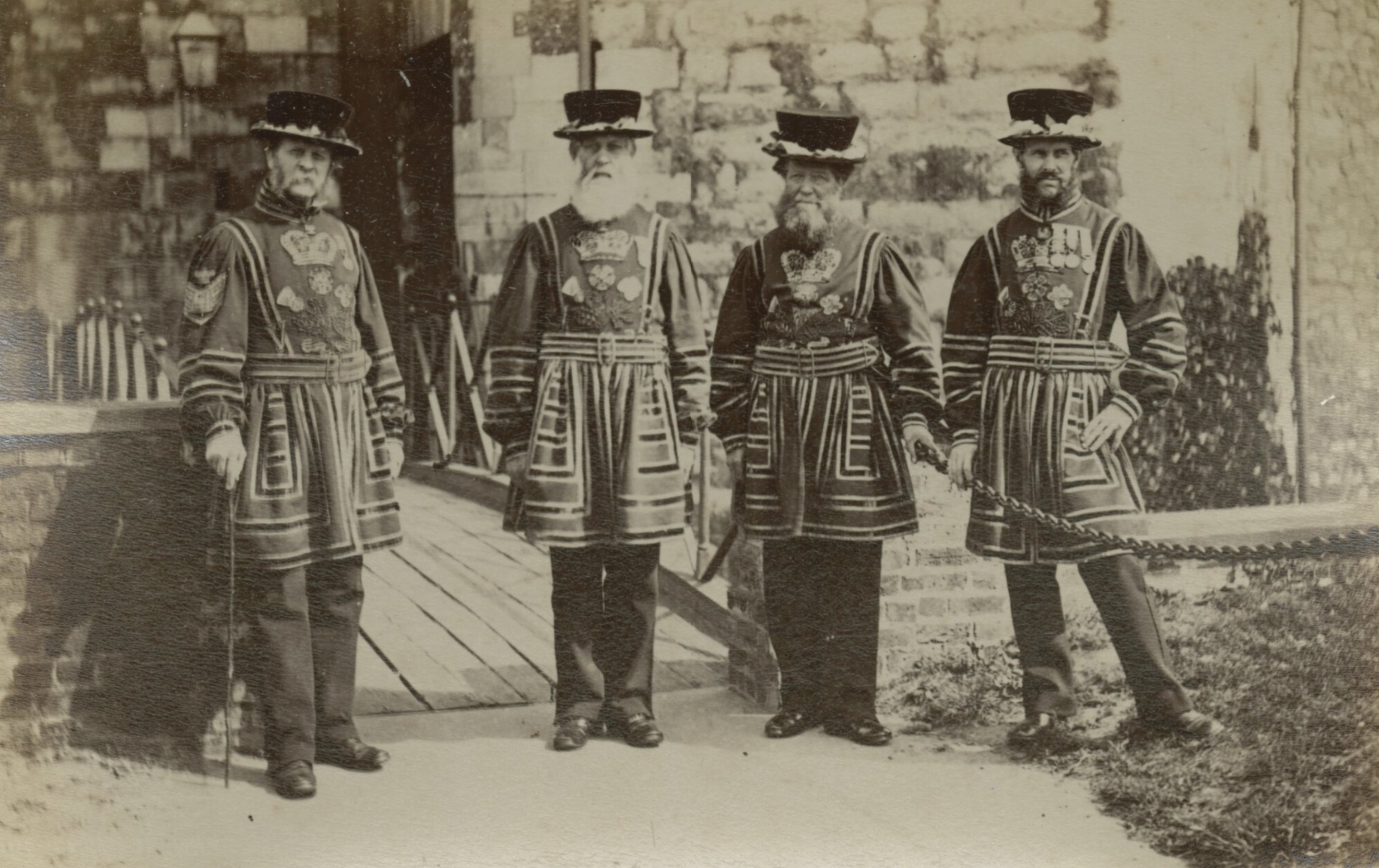 Yeoman Warders London um 1900