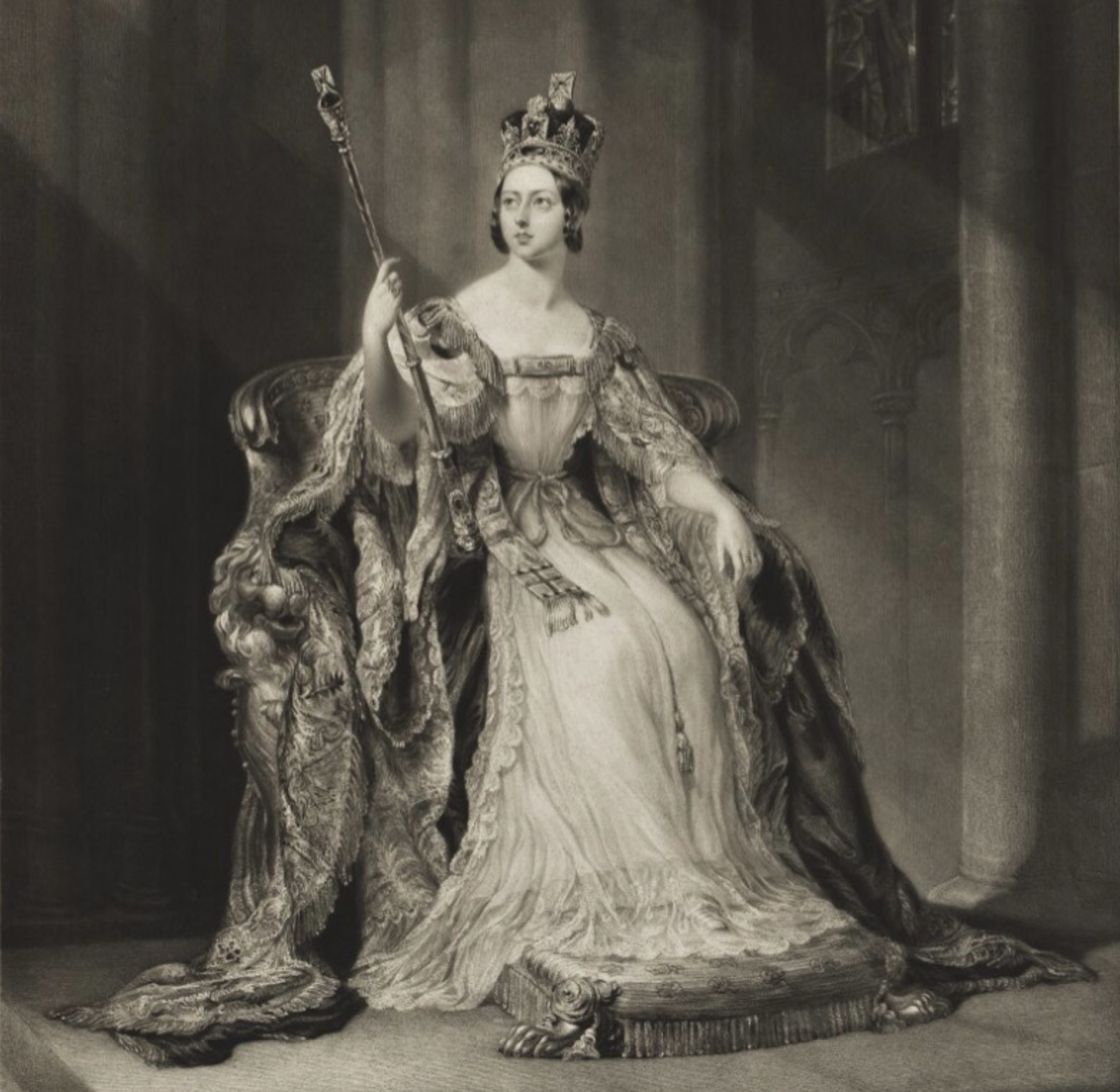 Queen Victoria auf dem Thron © Kunstsammlungen der Veste Coburg