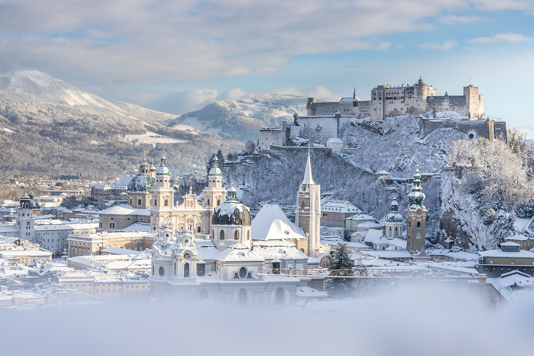 Salzburg im Winter © Adobe Stock