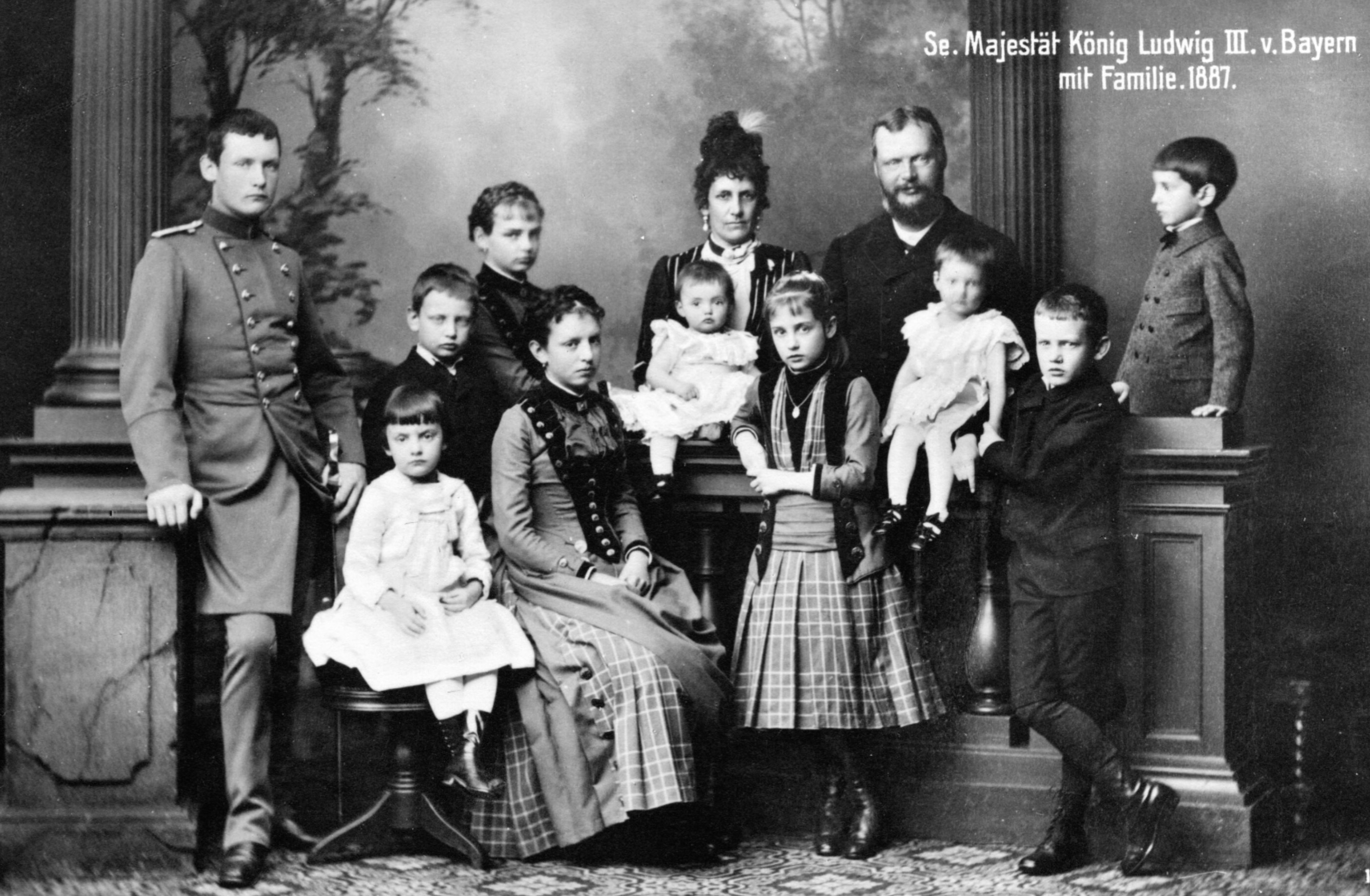 Ludwig III. mit Familie 1887