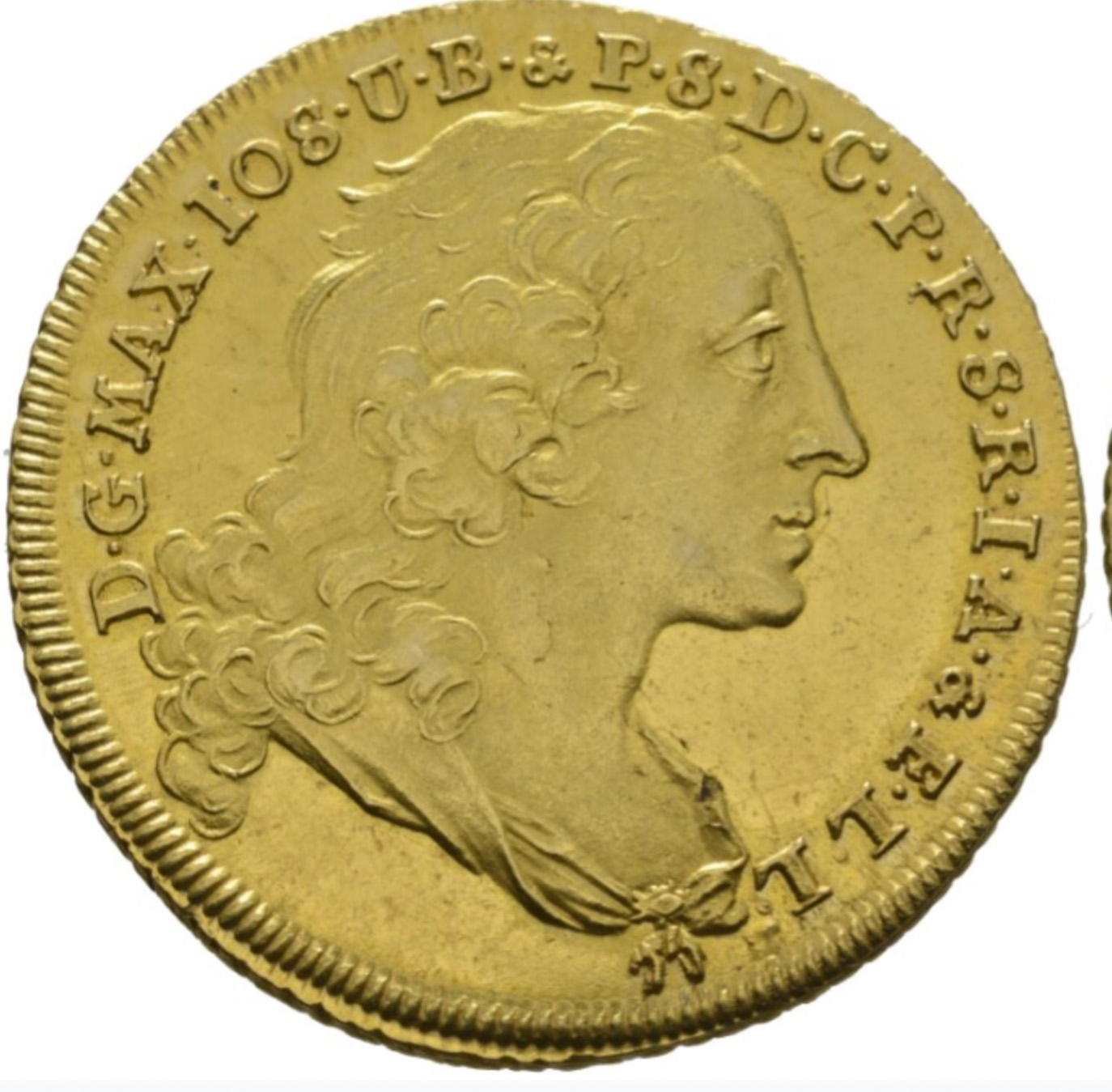 Münze mit Prägung von Max III Joseph