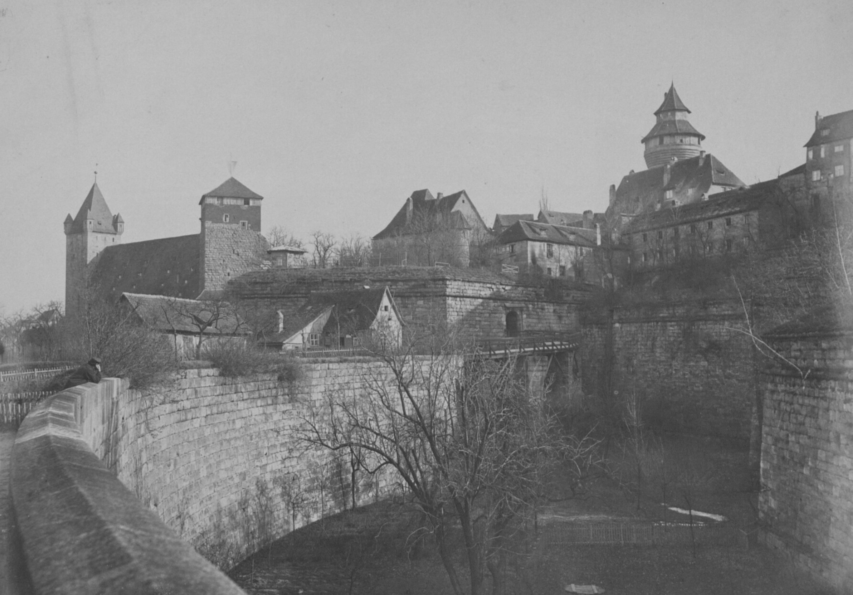 Stadtmauer am Vesten-Thor 1871