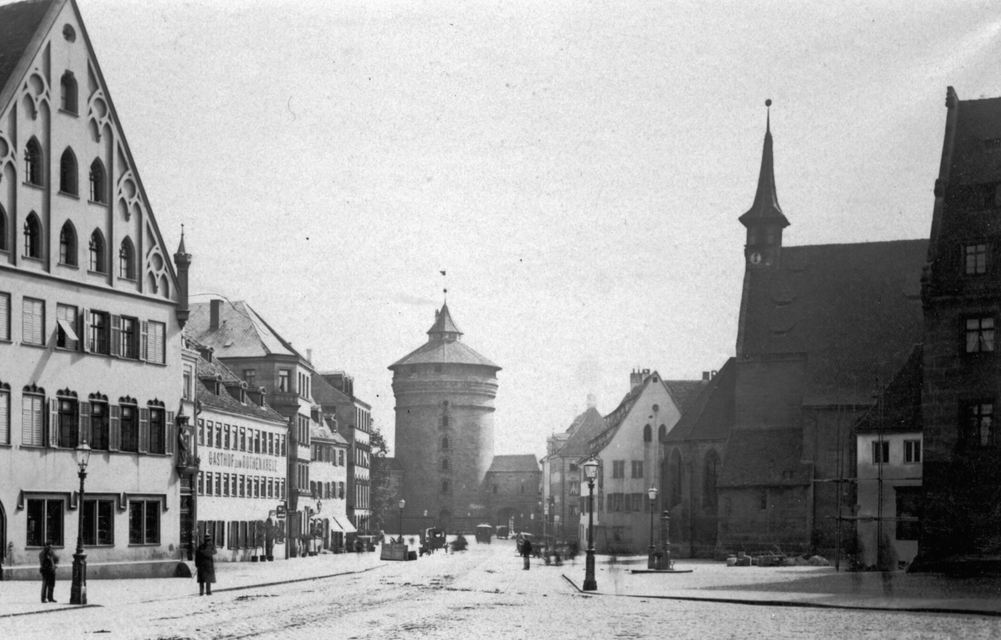 Blick aufs Spittlertor 1885