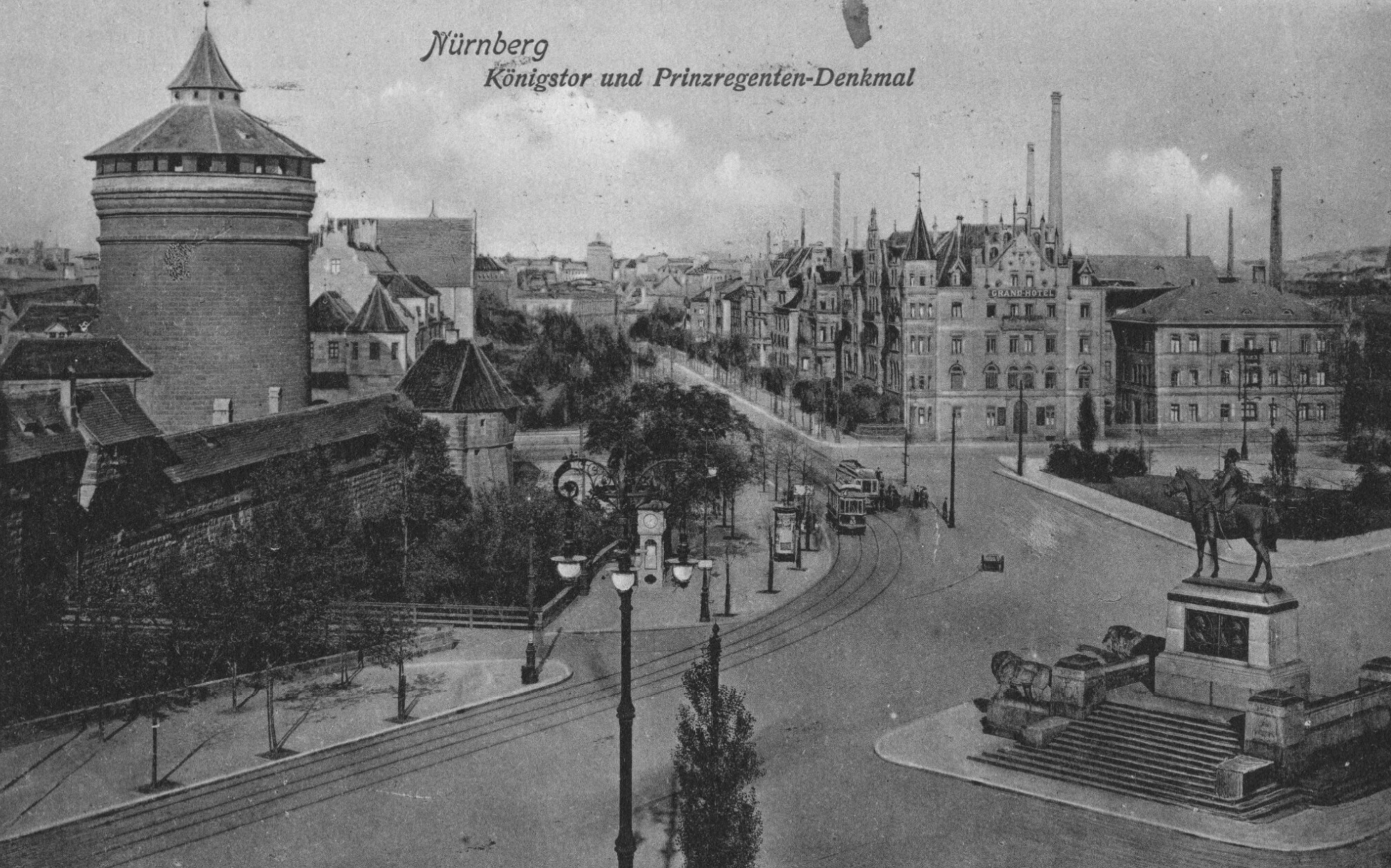 Königstraße Nürnberg 1915