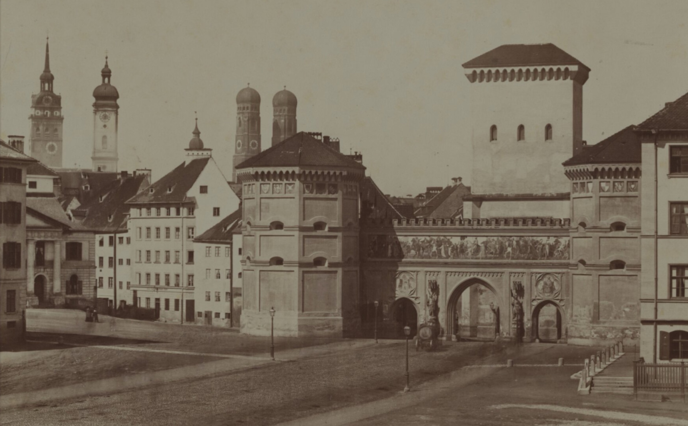 Isartor München um 1860