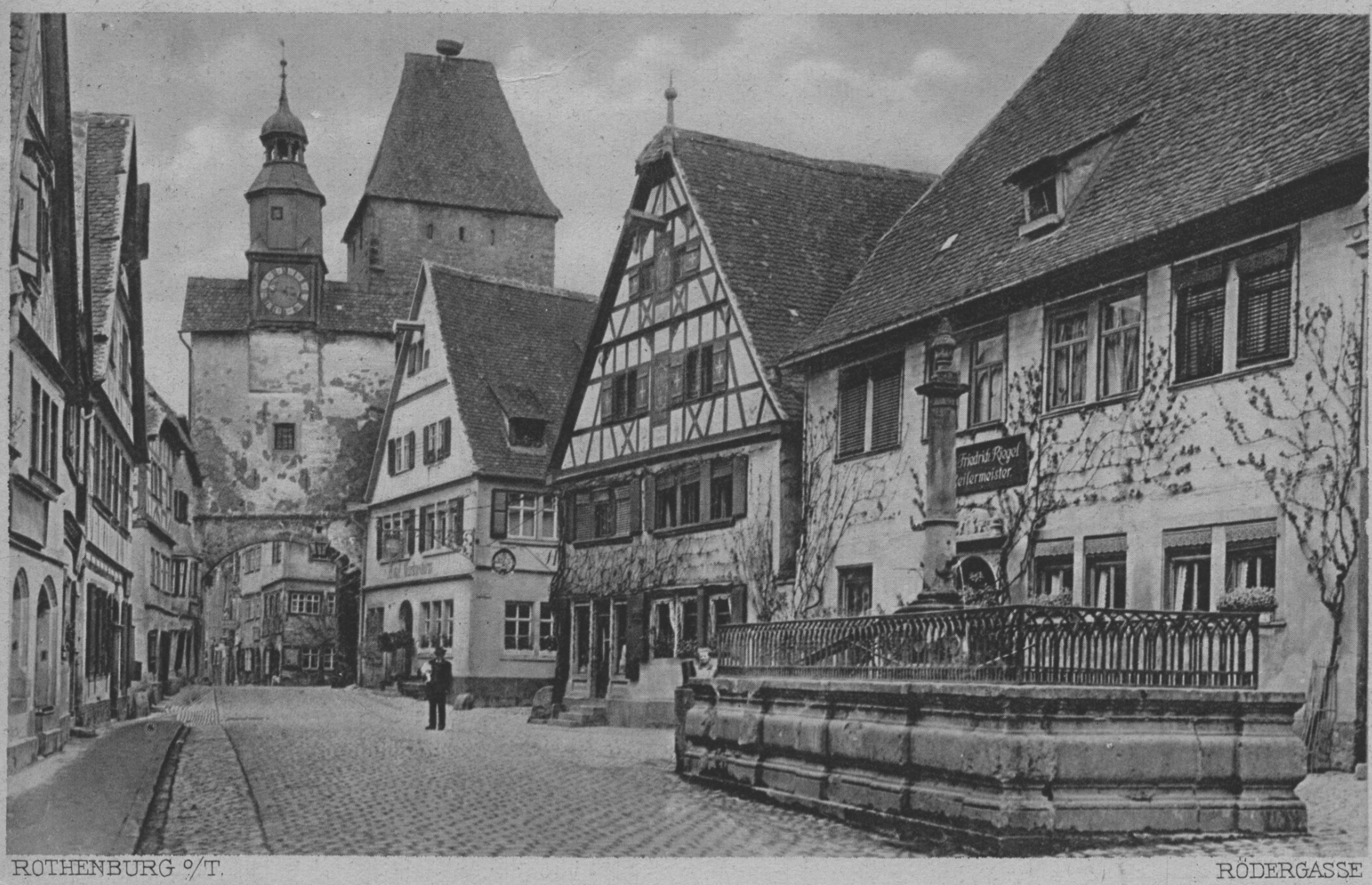 Rothenburg Rödergasse 1930