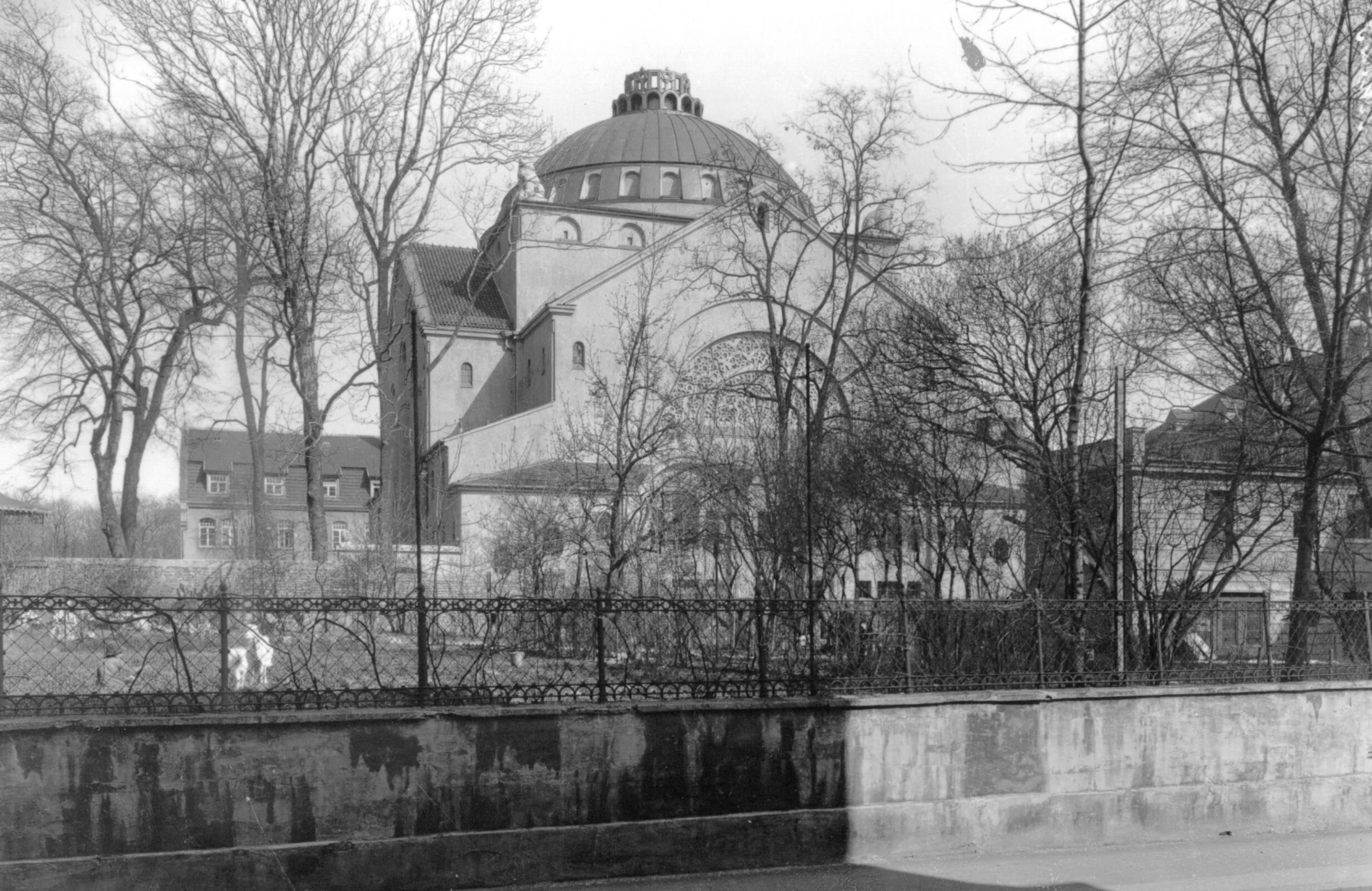 Synagoge Augsburg in der Halderstraße um 1917