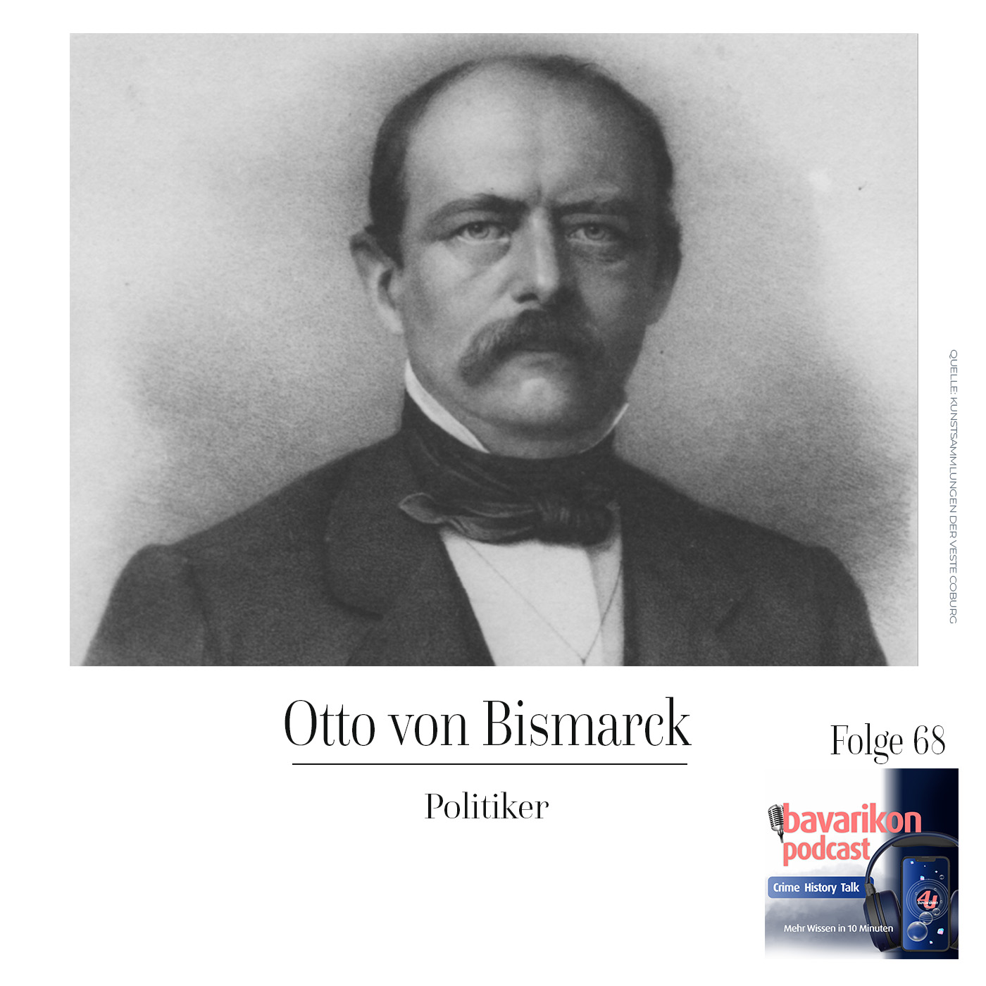 Zeichnung von Otto von Bismarck