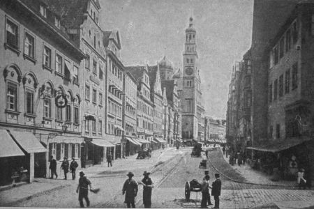 Strassenzug Augsburg