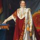 König Maximilian I. Joseph mit Hand auf der bayerischen Verfassung