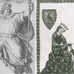 Ritter und Walter v. d. Vogelweide © Bildarchiv der Bayerischen Staatsbibliothek