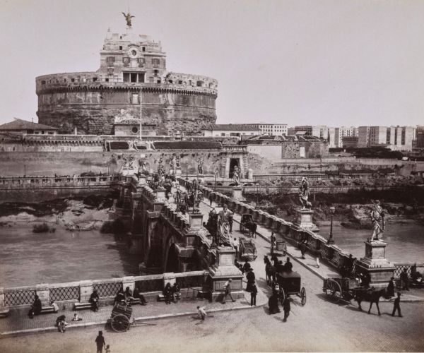 Rom Engelsburg um 1880