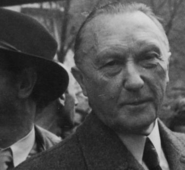 Foto von Konrad Adenauer © Bayerische Staatsbibliothek/Timpe