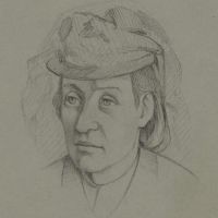Zeichnung von Adele Spitzeder © Stadtarchiv München/ Historischer Verein von Oberbayern
