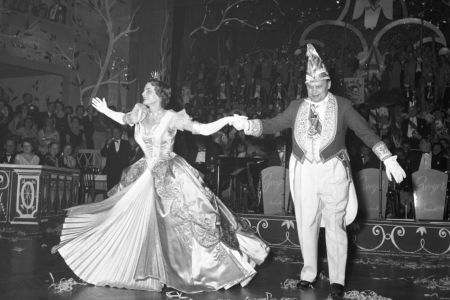 Faschingsprinz und Prinzessin 1955