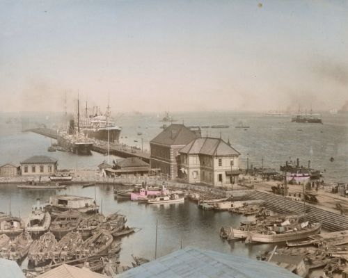 Hafen Yokohama © Bayerische Staatsbibliothek