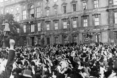 Wilhelm spricht zu Masse 1915