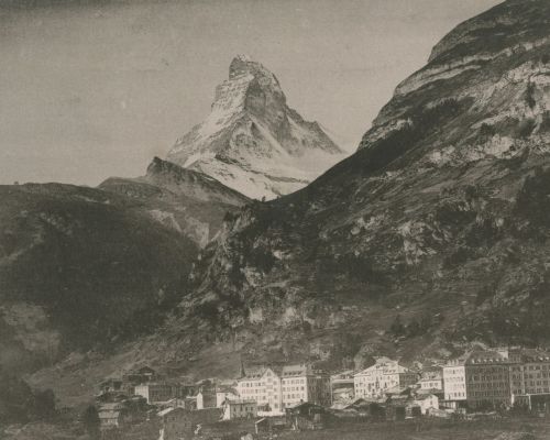 Matterhorn, unterhalb Zermatt © Bayerische Staatsbibliothek