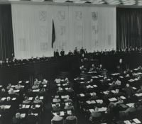 Plenarsaal im Bundestag Bonn