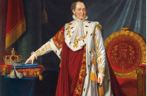 Nachstellung des Bildes Freiheit für das Volk von  Delacroix