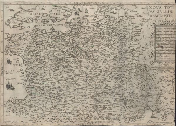 Historische Karte Frankreich