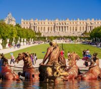 Frontansicht von Schloss Versailles