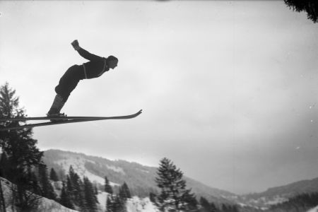 Skispringer 1936 Garmisch-Partenkirchen