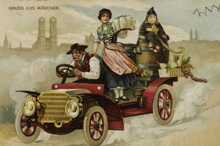 Schützenlisl und Münchner Kindl auf Ausflugsfahrt