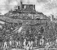 Zeichnung des Hambacher Festes