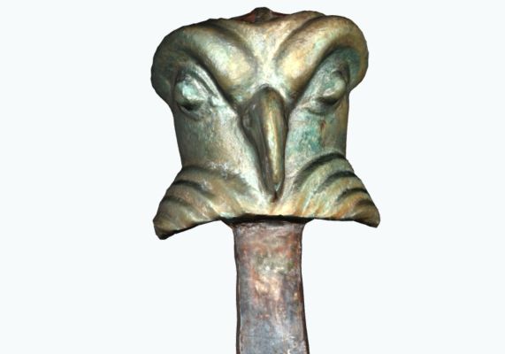 Achsnagel mit Eulenkopf