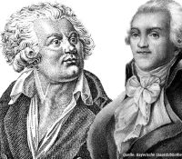 Georges Danton und Maximilien de Robespierre