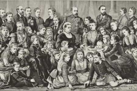 Victoria die "Großmutter Europas" mit ihrer Familie